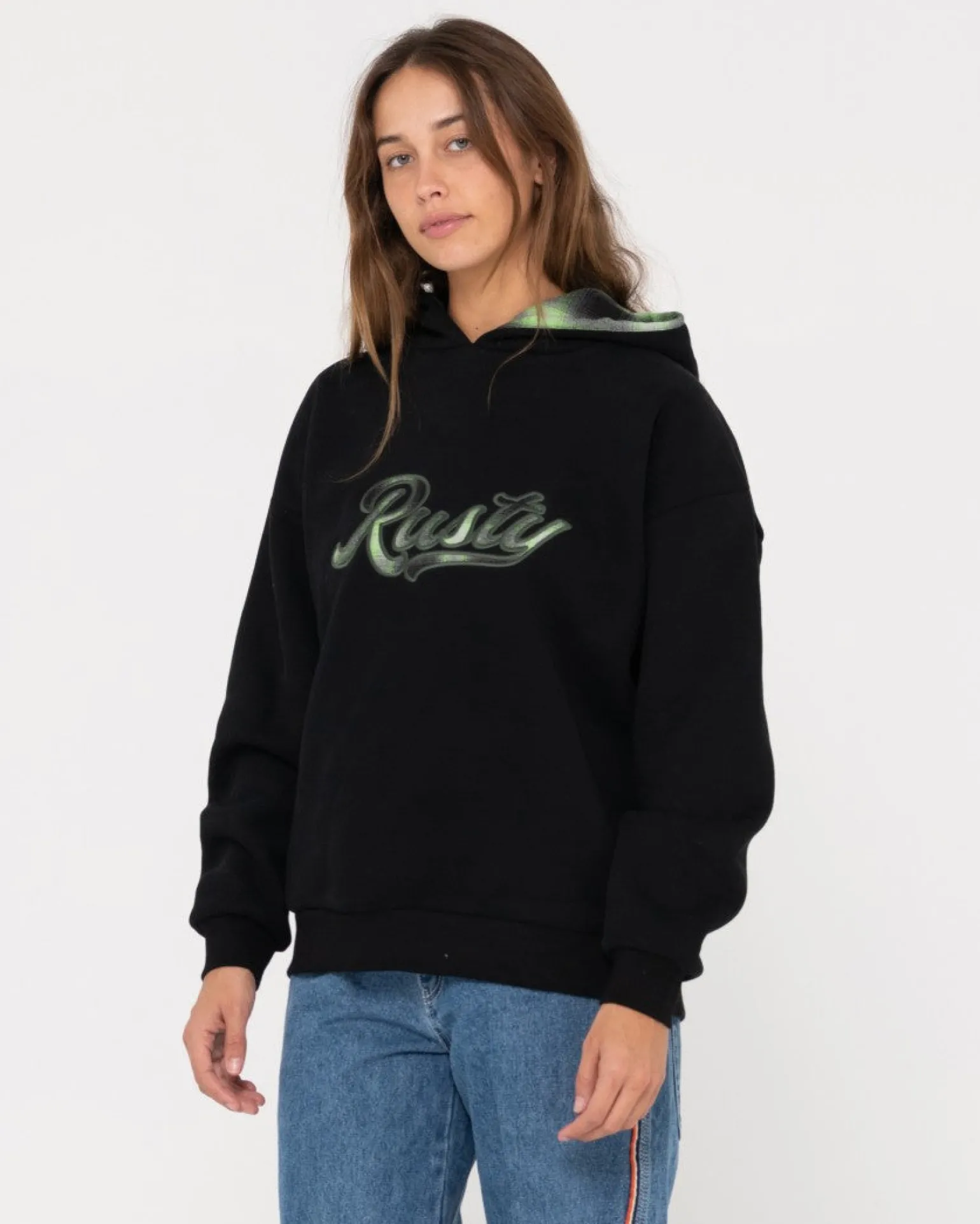 Country Club Oversized Hooded Fleece | Rusty Cheap