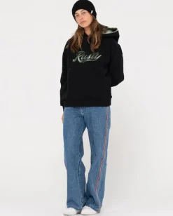 Country Club Oversized Hooded Fleece | Rusty Cheap