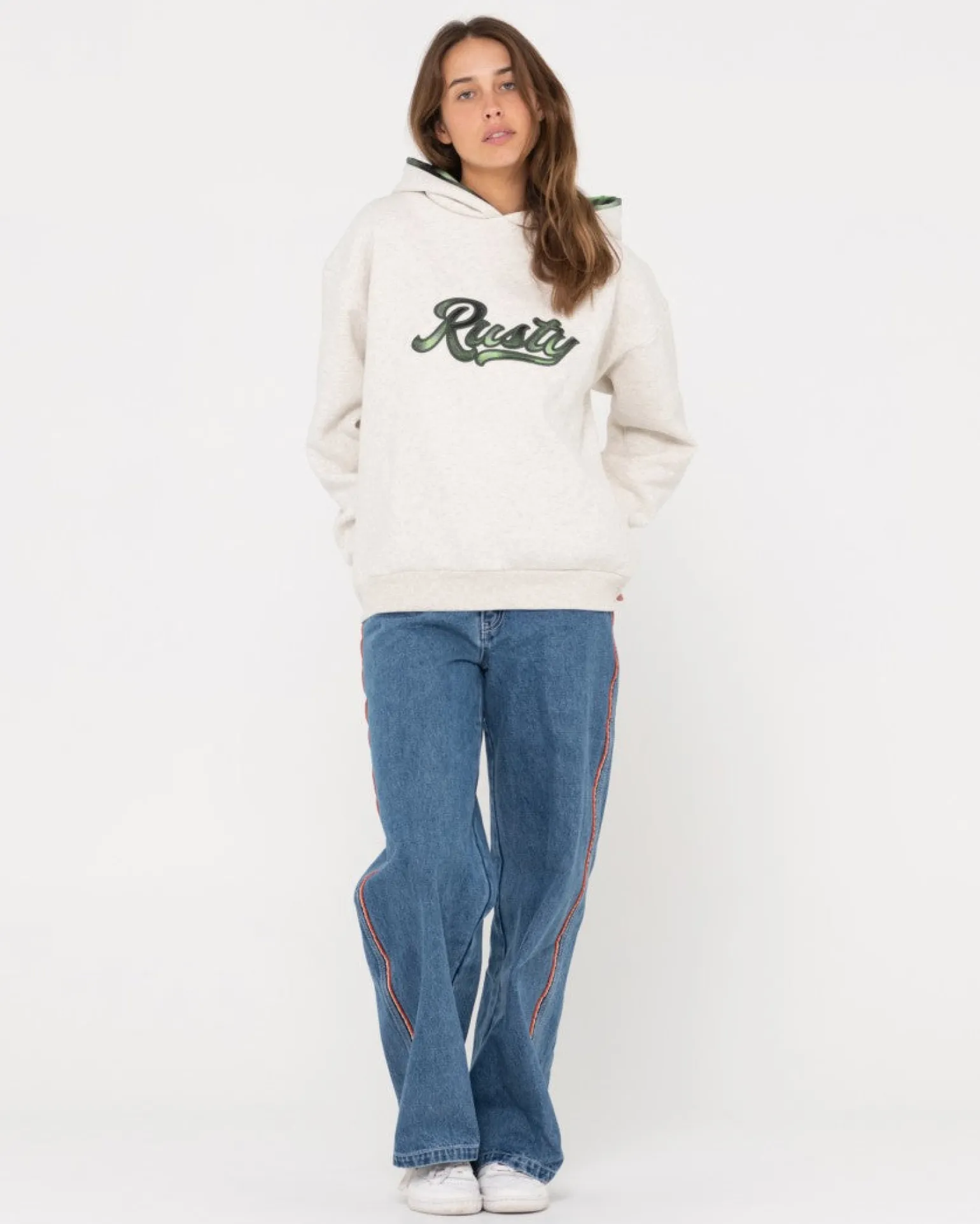 Country Club Oversized Hooded Fleece | Rusty Best Sale
