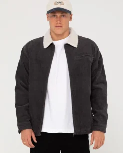 Coup Cord Zip Up Jacket | Rusty Cheap