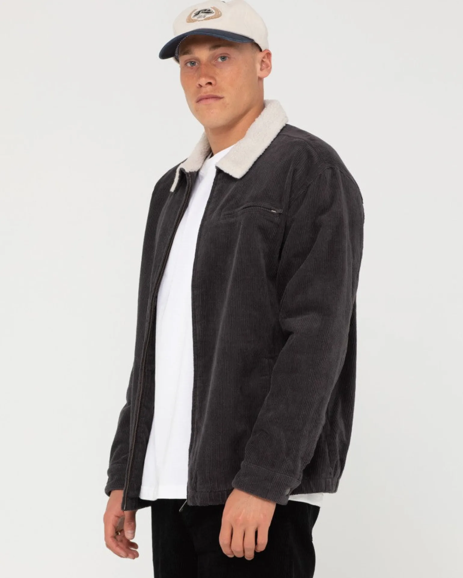 Coup Cord Zip Up Jacket | Rusty Cheap