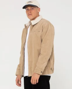 Coup Cord Zip Up Jacket | Rusty Cheap