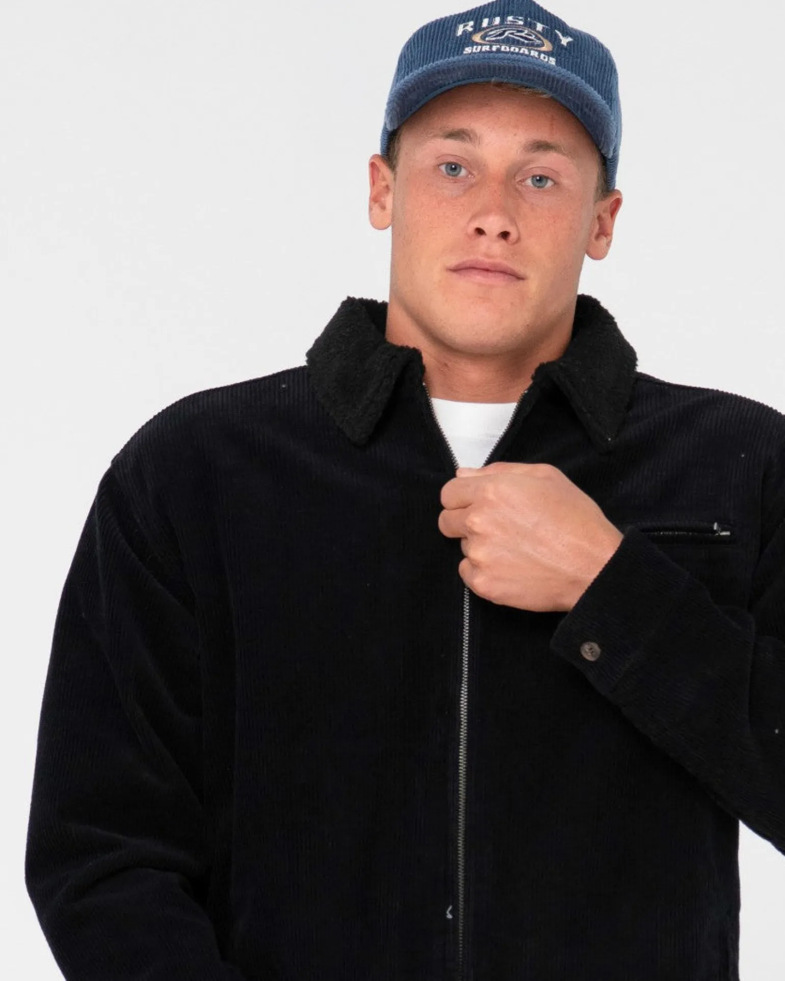 Coup Cord Zip Up Jacket | Rusty Flash Sale