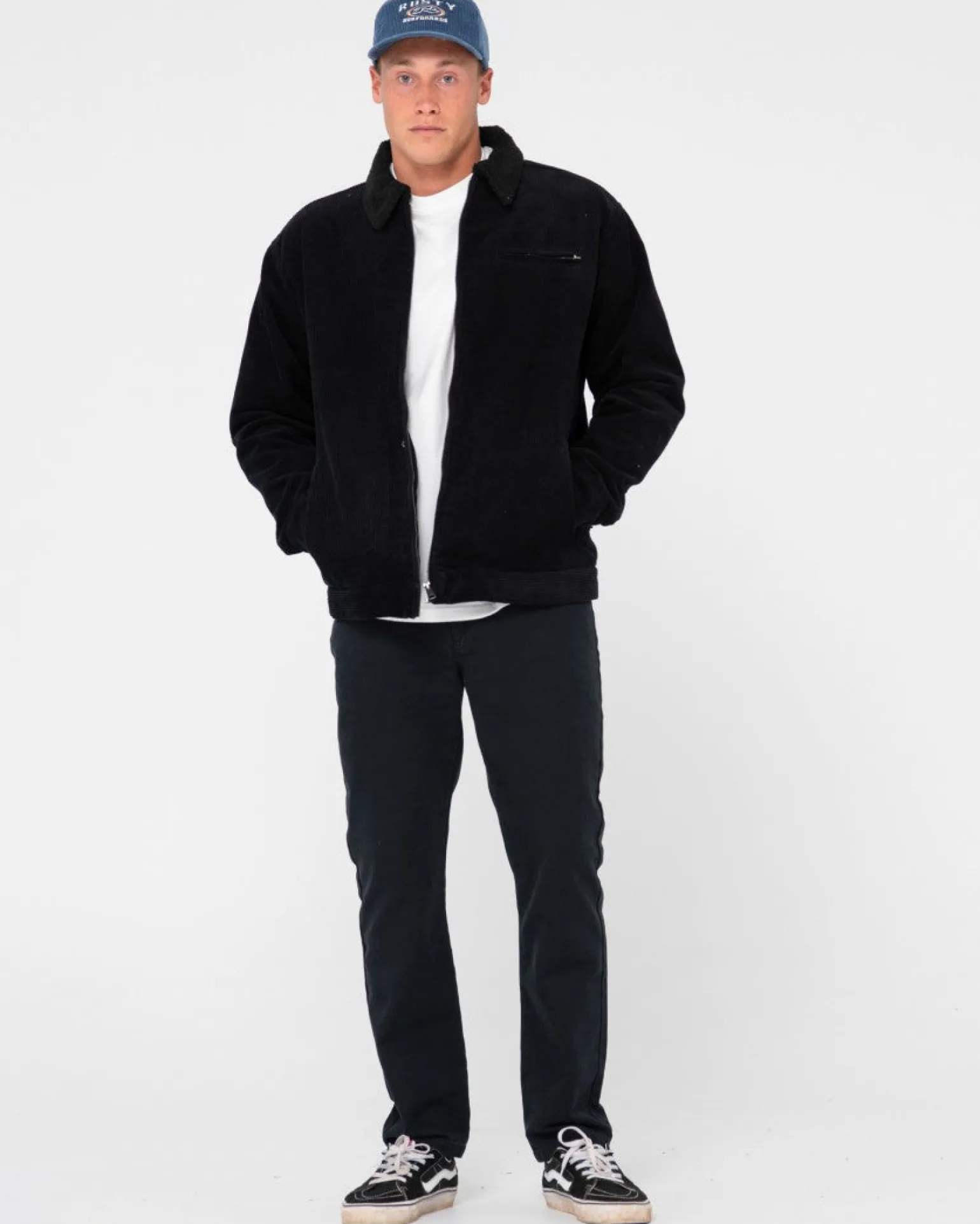 Coup Cord Zip Up Jacket | Rusty Flash Sale
