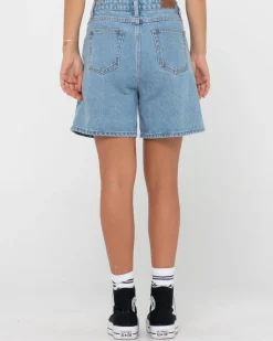 Cyprus High Waisted Denim Short | Rusty Flash Sale
