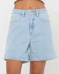 Cyprus High Waisted Denim Short | Rusty Store