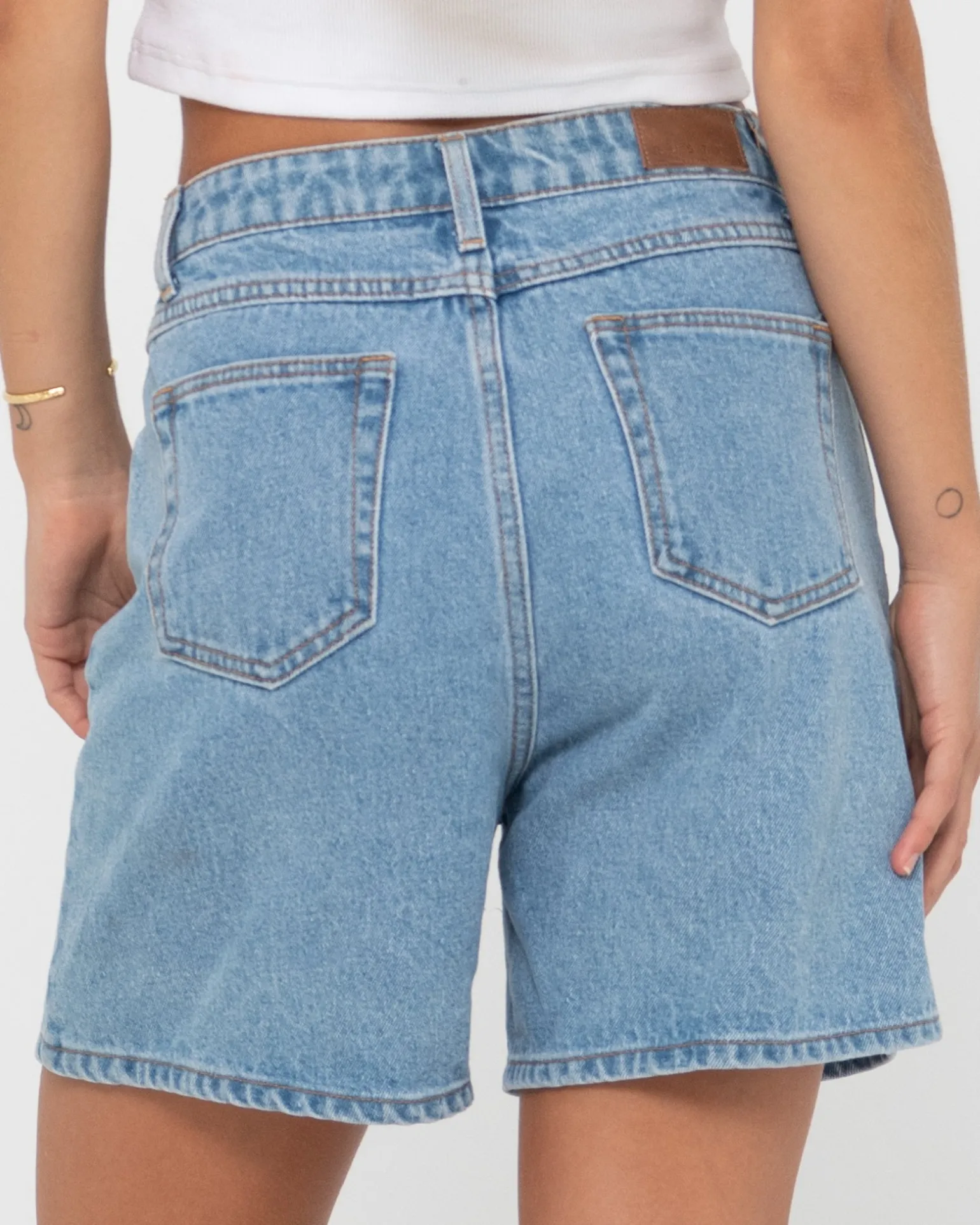 Cyprus High Waisted Denim Short | Rusty New