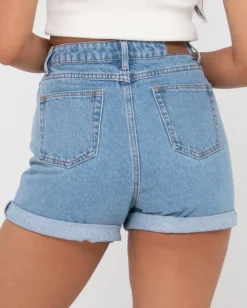 Cyprus High Waisted Denim Short | Rusty Flash Sale