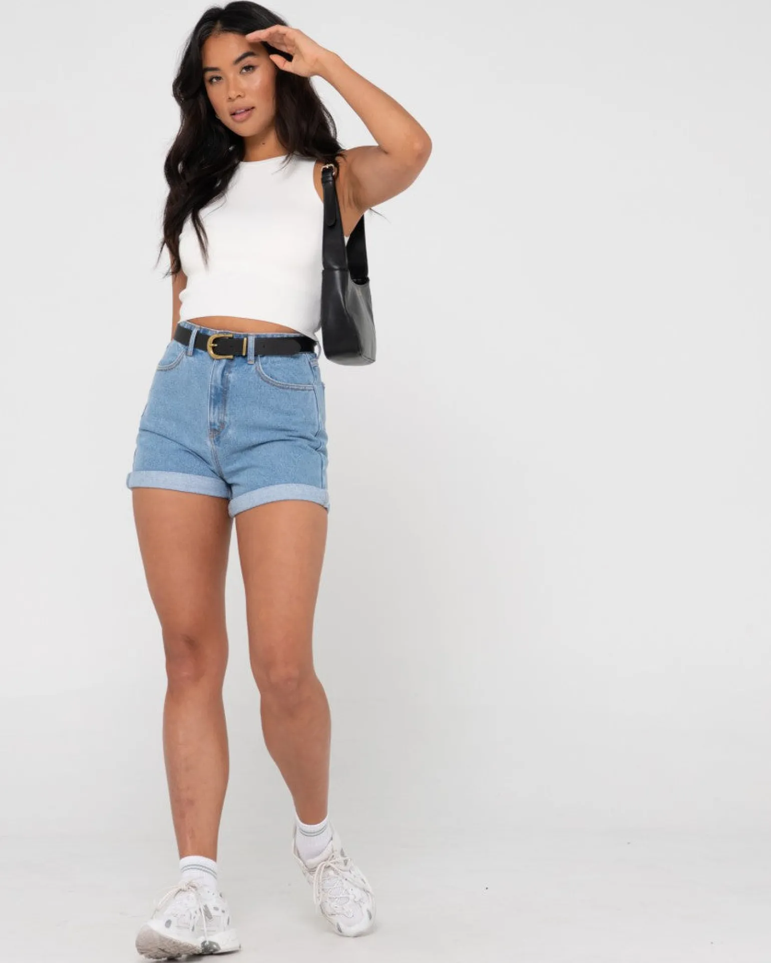 Cyprus High Waisted Denim Short | Rusty Best