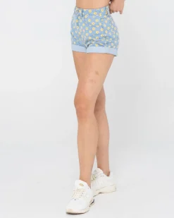 Daisy High Waisted Denim Short | Rusty Flash Sale