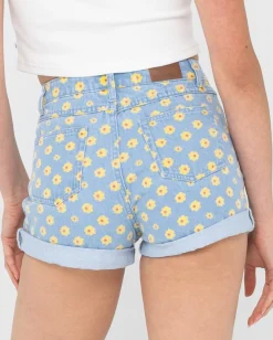 Daisy High Waisted Denim Short | Rusty Flash Sale