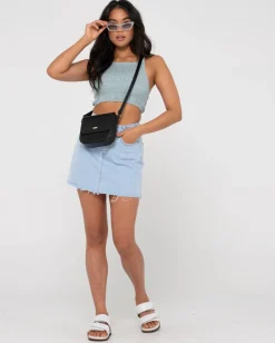 Danielle Shirring Crop Top | Rusty Online