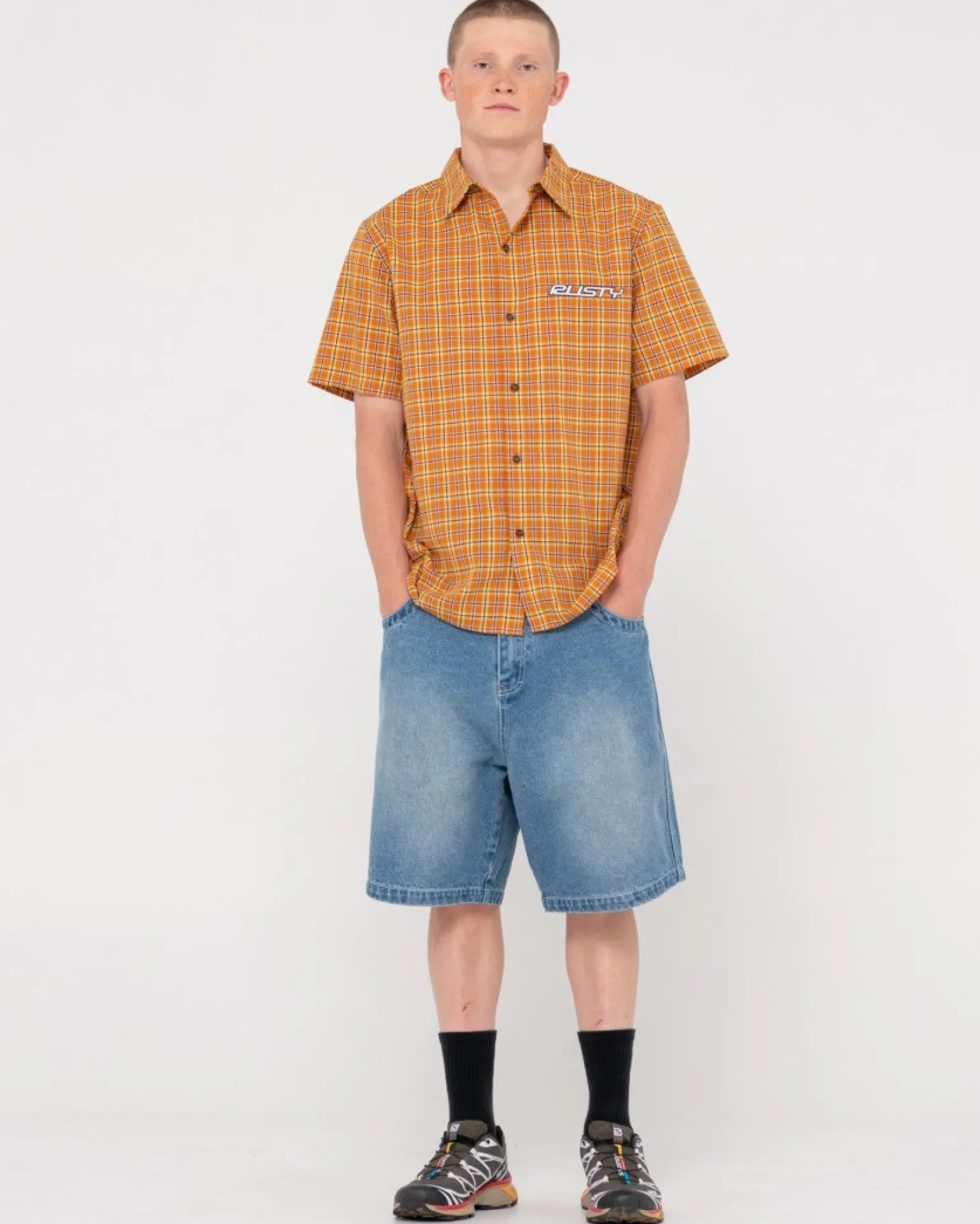Datsun 2K Relaxed Check Shirt | Rusty Discount