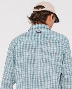 Datsun Relaxed Check Long Sleeve Shirt | Rusty Best Sale
