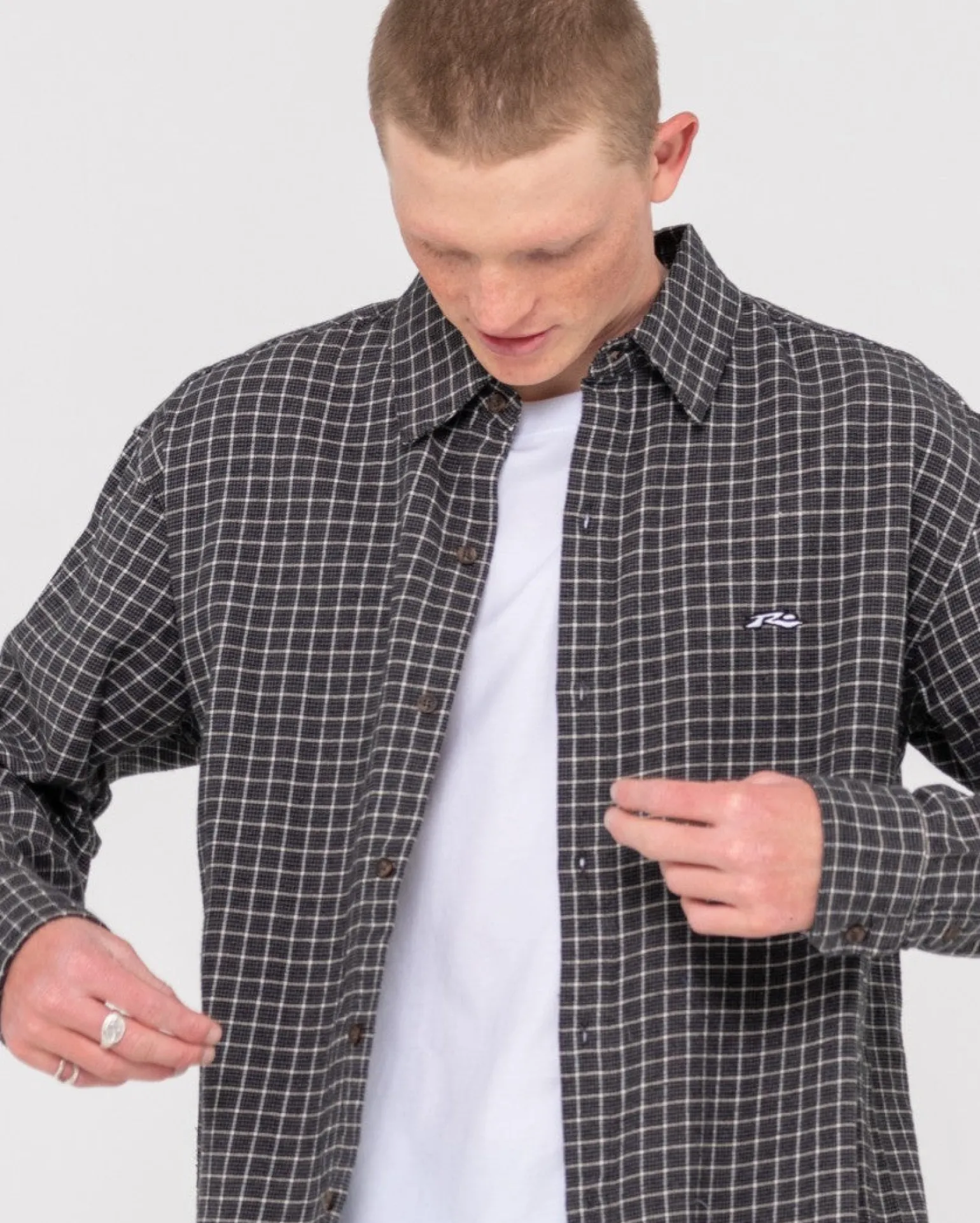 Datsun Relaxed Check Long Sleeve Shirt | Rusty Store
