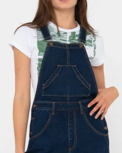 Dax Denim Cargo Overalls | Rusty Best