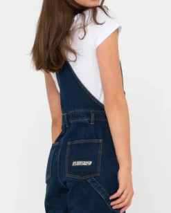 Dax Denim Cargo Overalls | Rusty Hot
