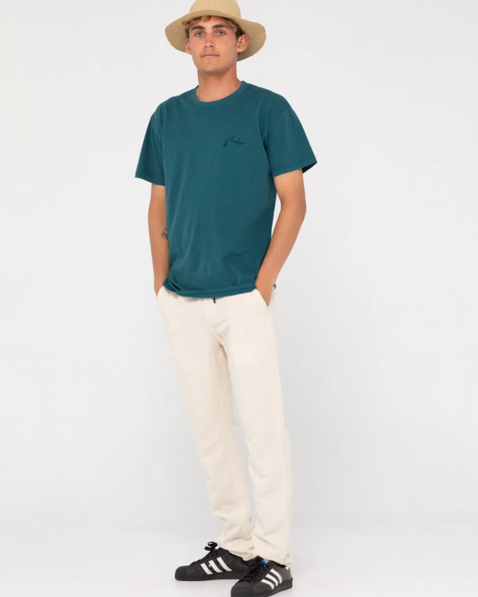 Dean Packable Wide Brim Straw Hat | Rusty Fashion