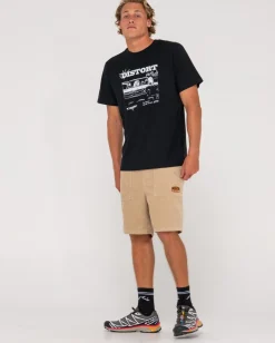 Distort Short Sleeve Graphic Tee | Rusty Best