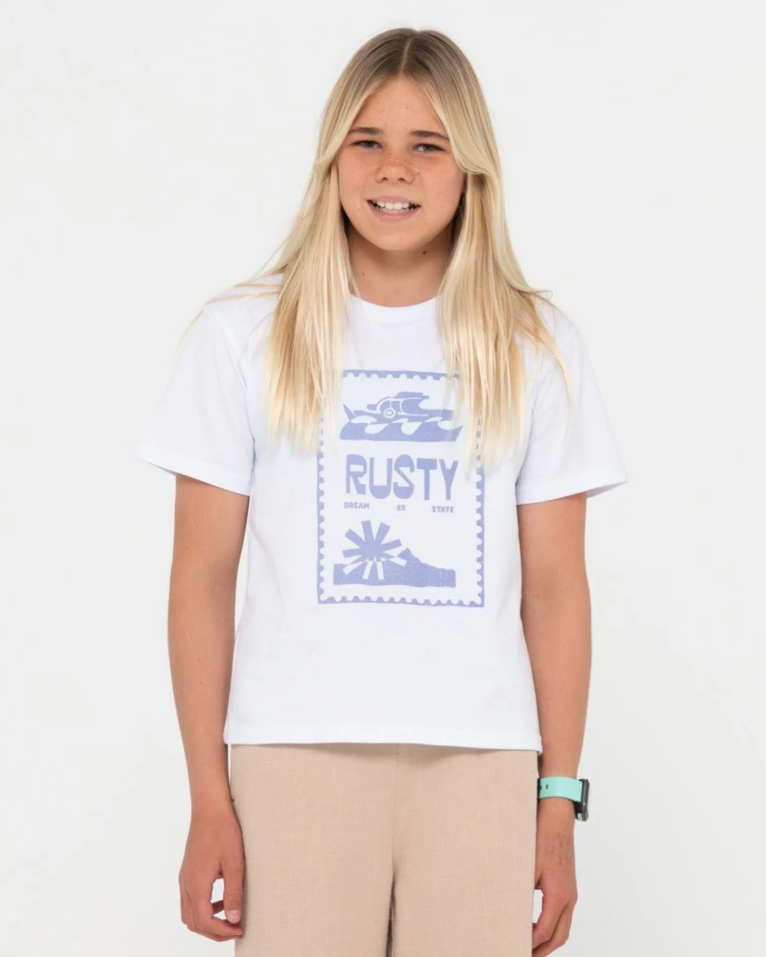 Dream State Oversized Tee Girls | Rusty Store