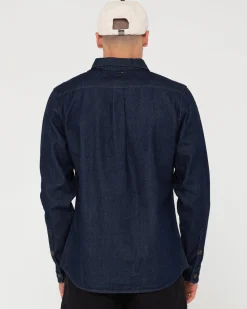 Dryver Denim Long Sleeve Shirt | Rusty Sale