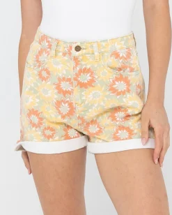 Duke High Waisted Denim Short | Rusty Cheap