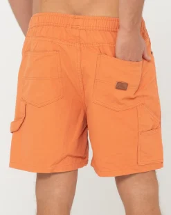 Dungaree Elastic Short | Rusty Best Sale