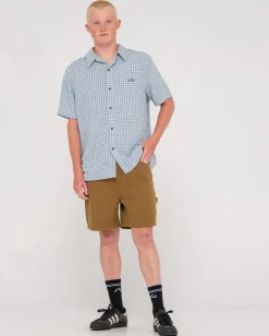 Dungaree Elastic Short | Rusty Clearance