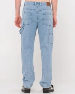 Dungaree Straight Fit Denim Pant | Rusty Online