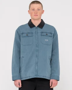Dungaree Zip Up Jacket | Rusty Best Sale