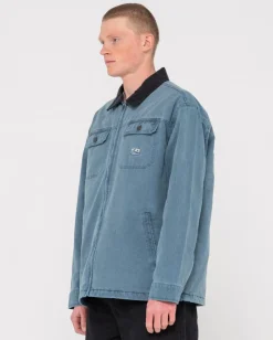 Dungaree Zip Up Jacket | Rusty Best Sale