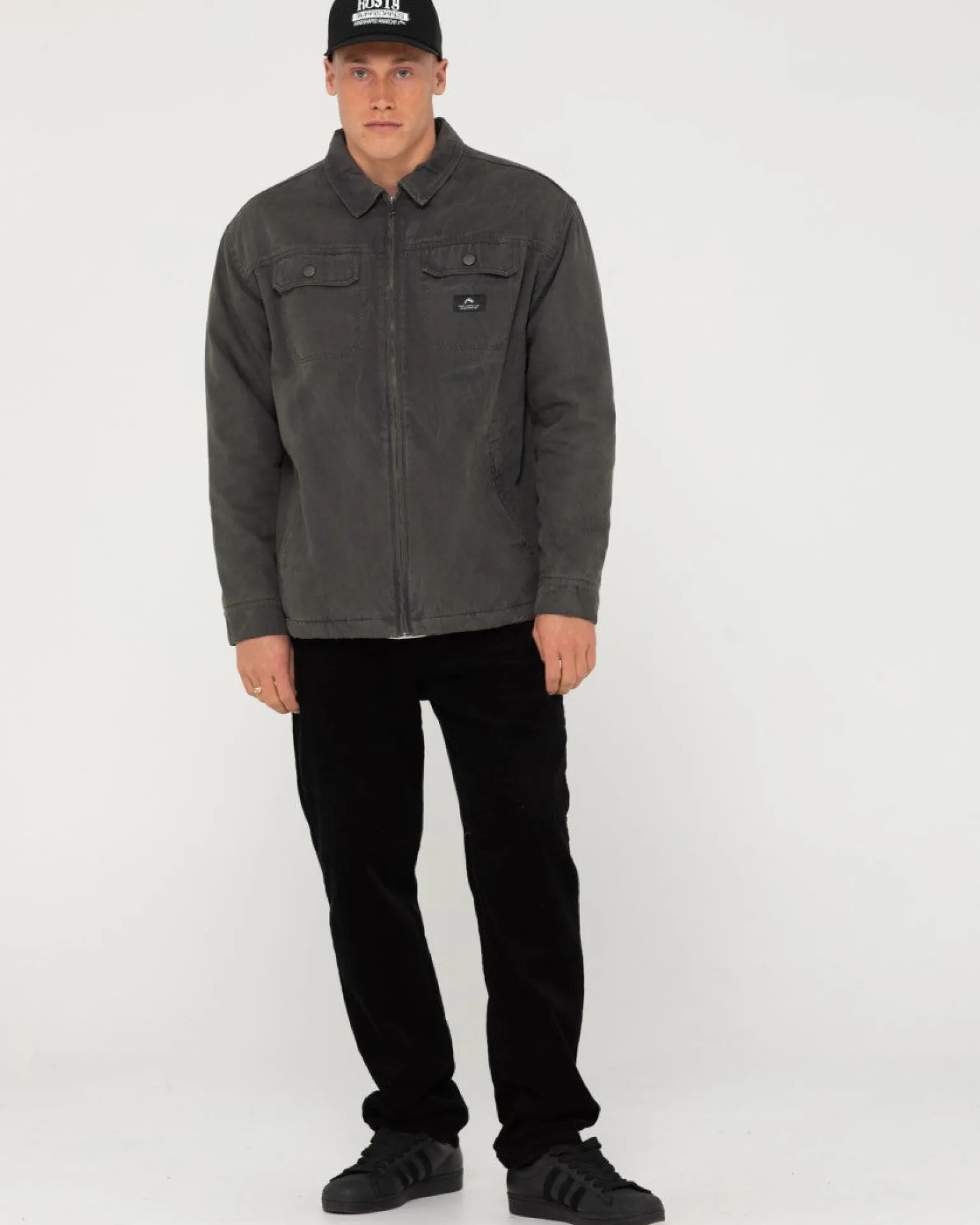 Dungaree Zip Up Jacket | Rusty Hot