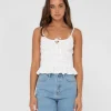 Effie Cut Out Cami Crop Top | Rusty Flash Sale