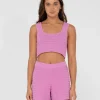 Elba Knit Crop Top | Rusty Sale