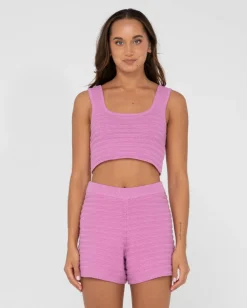 Elba Knit Crop Top | Rusty Sale