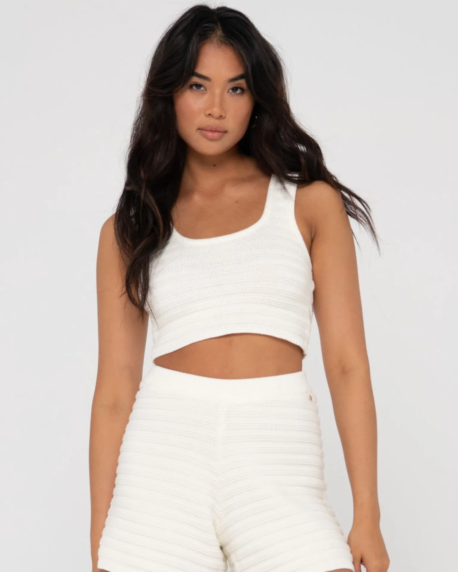 Elba Knit Crop Top | Rusty Outlet