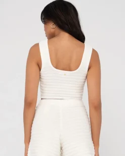 Elba Knit Crop Top | Rusty Outlet