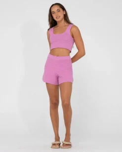 Elba Knit Crop Top | Rusty Sale