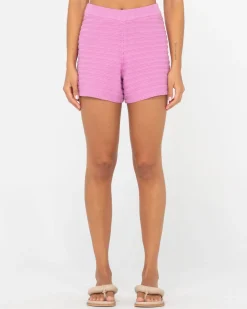 Elba Knit High Waisted Short | Rusty Clearance