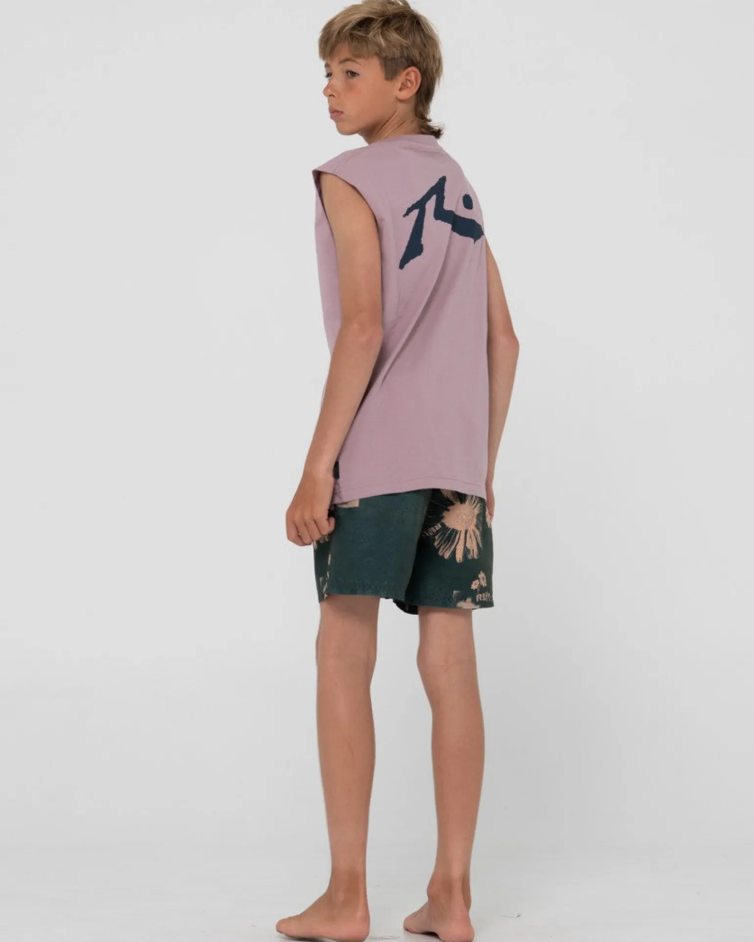 Electric Sax Printed Elastic Boardshort Boys | Rusty Fashion