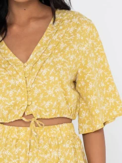 Elise Short Sleeve Top | Rusty Online