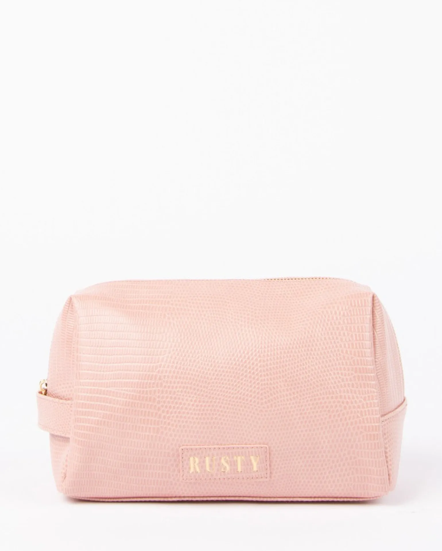Essentials Textured Cosmetic Pouch | Rusty Online