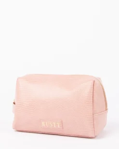Essentials Textured Cosmetic Pouch | Rusty Online