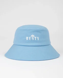 Essentials Wide Brim Bucket Hat | Rusty Discount