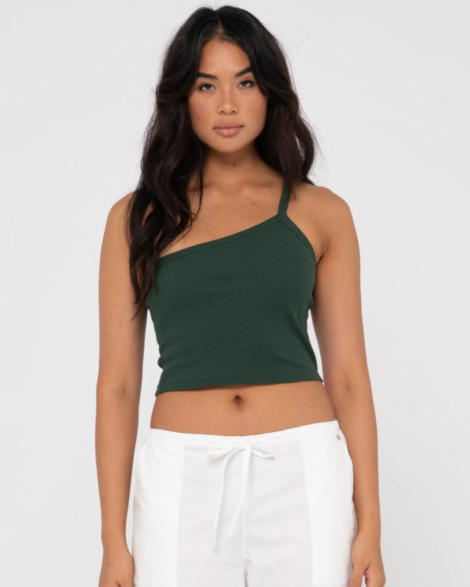 Everywhere One Shoulder Tank | Rusty Sale