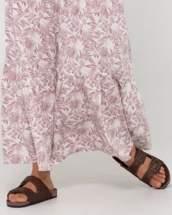 Faye High Waisted Floral Maxi Skirt | Rusty Flash Sale