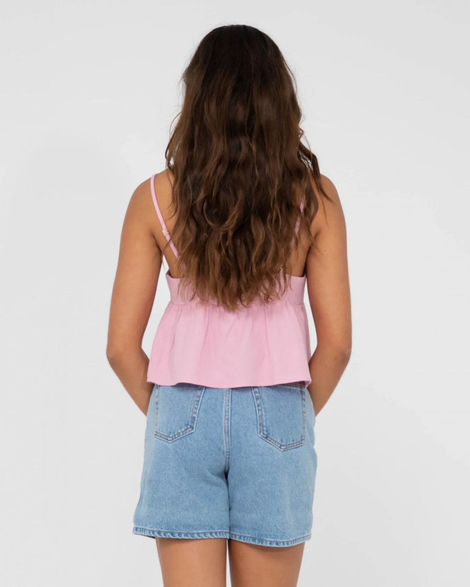Felicity V Neck Cami Crop Top | Rusty Outlet