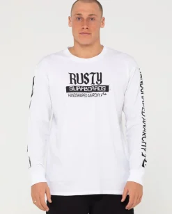Flaming Anarchy Long Sleeve Tee Boys | Rusty New