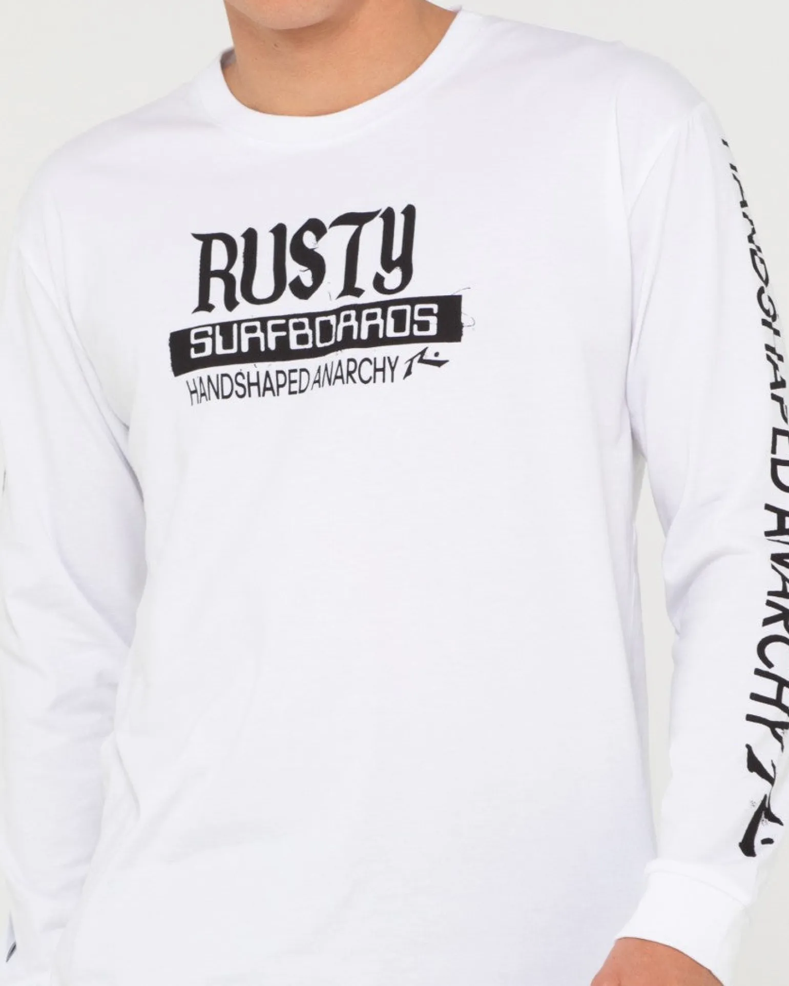 Flaming Anarchy Long Sleeve Tee Boys | Rusty New