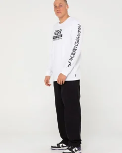Flaming Anarchy Long Sleeve Tee Boys | Rusty New